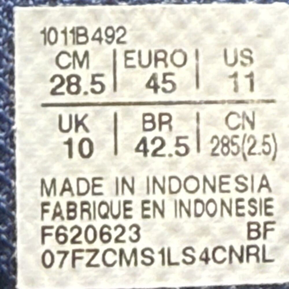 Asics Gel Contend 8 Men's Size 11 Blue Running Shoes Sneakers 1011B492 - Picture 8 of 9